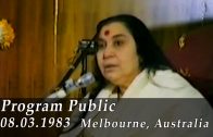 1983.03.08 Program Public – Melbourne, Australia