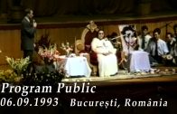 1993.09.06 Program Public – București, România