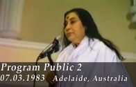 1983.03.07 Program Public 2 – Adelaide, Australia